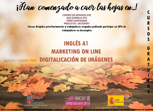 ¡¡¡Comienzo inminente de cursos gratuitos!!!