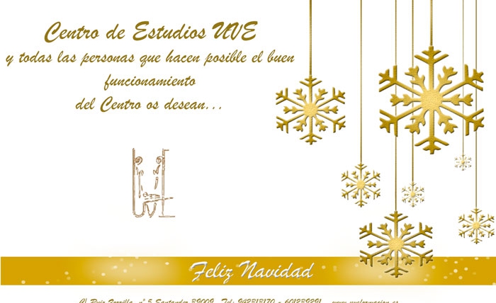 Centro de Estudios UVE les desea Feliz Navidad